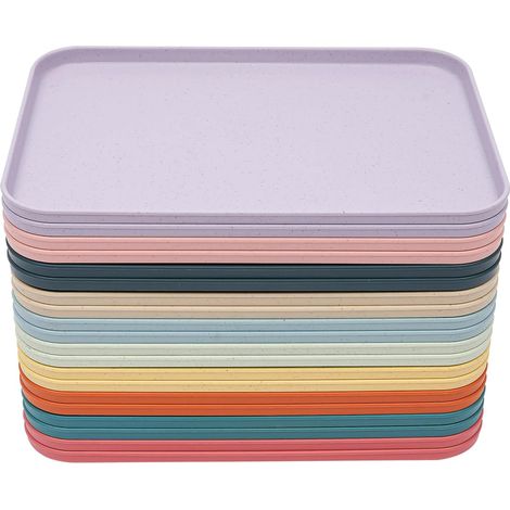 Plateau de service Plastique Fastfood Plateau de cantine Plateau de petit déjeuner 3122cm (1/5)