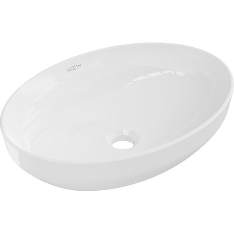 Mexen Cornelia lavabo da appoggio 50 x 37 cm, bianco - 21885000 (1/5)