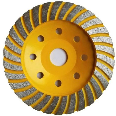 Disque de meulage diamanté pour le ponçage du béton 125 x 22,2 mm, plaque de meulage pour le façonnage de surfaces en béton, granit, (1/5)