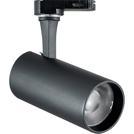 Ideal Lux Faretto Fox 1 luce LED integrato nero metallo