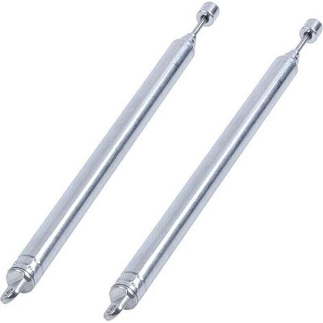 2PCS 7 Section AM Radio, FM, Antenne D'Extension TV 66CM Long (1/4)
