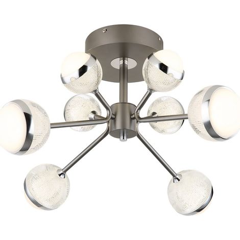 Globo - plafón - Untsy - níquel - metal - Ø 61cm - LED - 56011-8D (1/5)