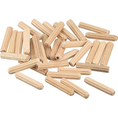 Bois Goujons Goujons Biseauté Terminaux Bois Chevilles Bois Dur pour Menuiserie Meubles Étagère (1/5)