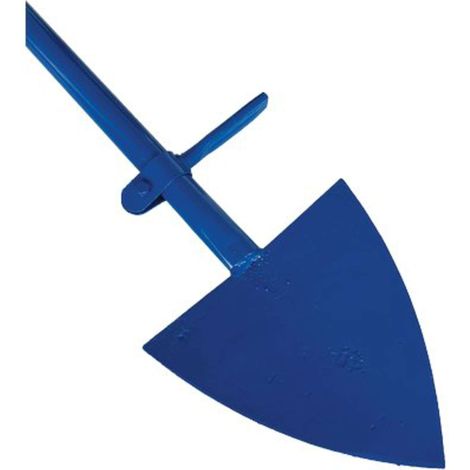 VANGA SPLUGA + MANICO STARS - ACCIAIO FORGIATO AMBIDESTRA CM 24X25 H.CM 148 - 1 pezzo