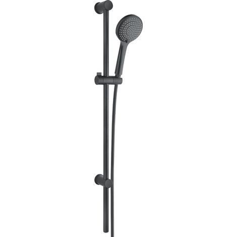HEINRICHSCHULTE Brauseset B Black Line Schwarz matt (1/4)