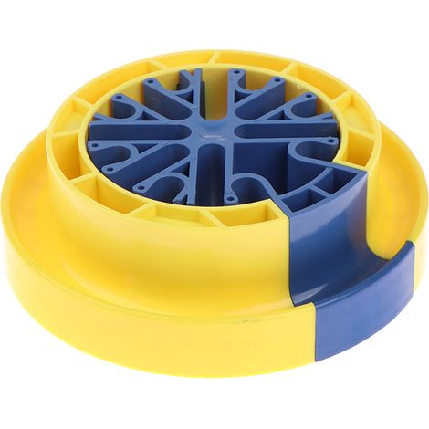 Peigne de câble pour carte réseau, plastique ABS ignifugé, jaune-bleu (1/5)