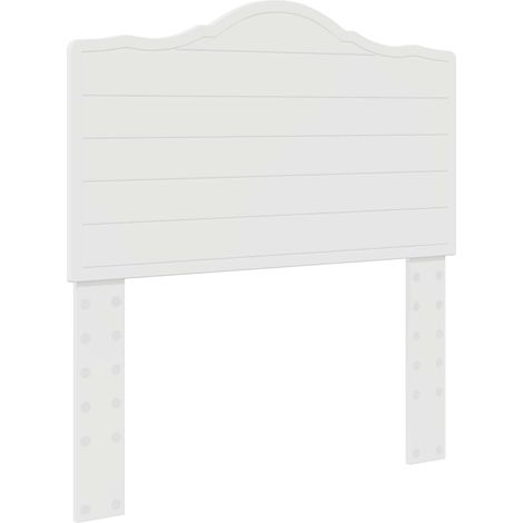 Maison Exclusive - Kopfteil Glänzend Weiß Holzwerkstoff