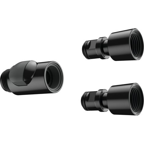 Raccord rapide 1/2 pouce – Plastique amovible léger – Connexion facile pour installations plomberie – Couleur noir