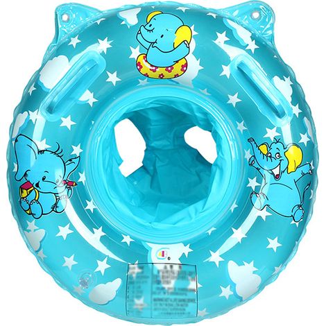 Cercle de natation flottant avec siège pour bébés et enfants, support d'assise sécurisé pour la baignade et les moments aquatiques (1/5)