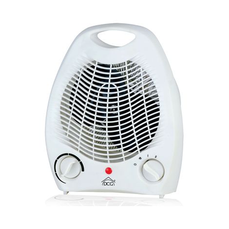 DCG Eltronic HL9733 calefactor eléctrico Interior Blanco 2000 W Ventilador eléctrico