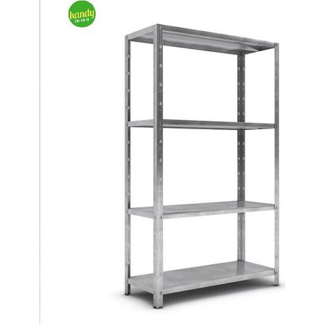 Scaffale Prometal zincato grigio 151 x 80 x 30 cm