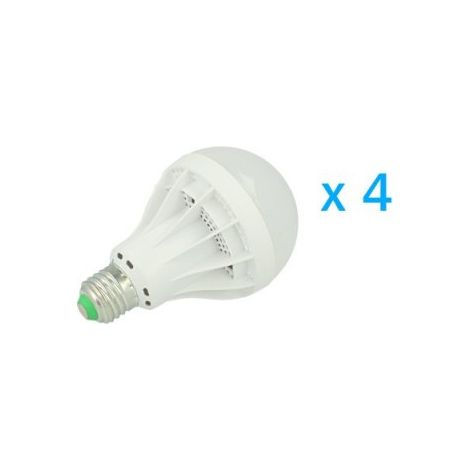 4 PZ Lampade LED E27 Globo Opaca Sfera G85 15W Diametro 85mm Bianco Freddo (1/3)