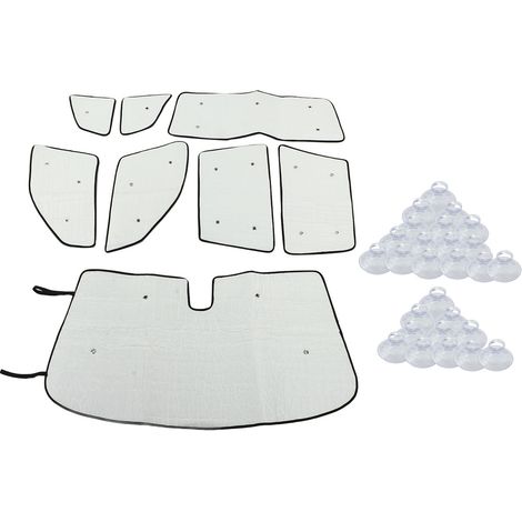8-teilige Auto-Windschutzscheiben-Sonnenschutz-Autofenster-Sonnenblende-Hitzeschutzabdeckung mit Saugnäpfen für X3 E83 2006-2010 (1/5)