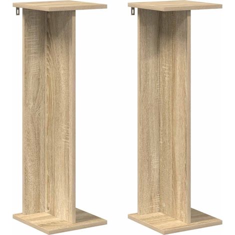 Maison Exclusive - Supporto per piante 2 pz Rovere Sonoma 25 x 25,5 x 80,5 cm (1/5)