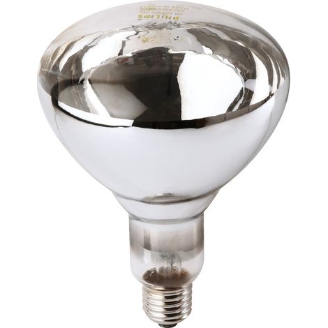 Ampoule halogène 250W à vis blanche – Culot E27 – Pour environnements difficiles – Durée de vie 5000 heures – Kerbl