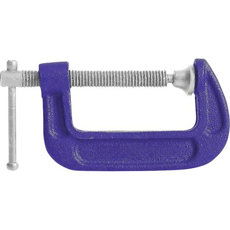 50 mm C-klemme WorkPro WP232017 Spann-Weite (max.):50 mm Produktabmessung, Länge: 110 mm Ausladungs-