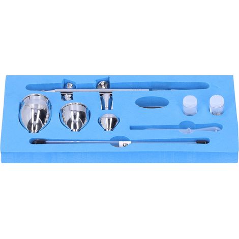 Aérographe G1/8, pistolet à peinture, kit aérographe, fournitures artistiques, outils de peinture, calibre 0,2 mm, 0,3 mm, 0,5 mm (1/5)