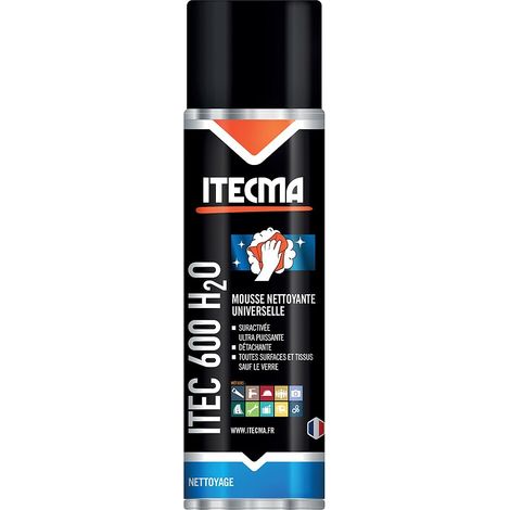 Mousse nettoyante ITEC 600 H²O. aérosol de 650 ml brut- 500 ml net - ITW SPRAYTEC ITECMA