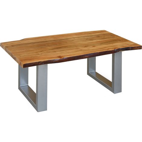Couchtisch Akazie 110x60x45 walnuss lackiert FREEFORM 2 11