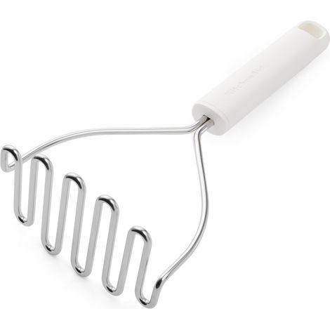 Presse-purée en porcelaine blanche / KitchenAid