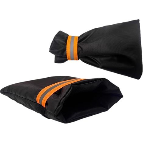 housse antigel pour robinet lot de 2 pièces pour extérieur usage quotidien en hiver protection antigel doublure en coton réfléchissante dimension 14 x 19 cm couleur noir (1/5)