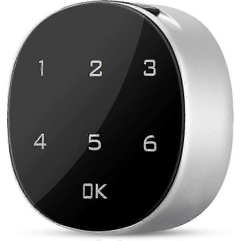 Serrure électronique à code pour armoire, en alliage de zinc, avec clavier tactile et sécurité numérique, pour tiroirs, boîtes aux lettres et casiers scolaires. (1/5)