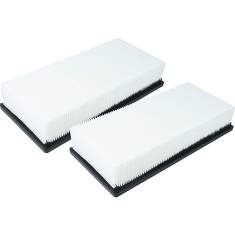 vhbw 2x Flachfaltenfilter M Ersatz für Kärcher 6.907.449.0, A0-61  für Staubsauger (1/5)