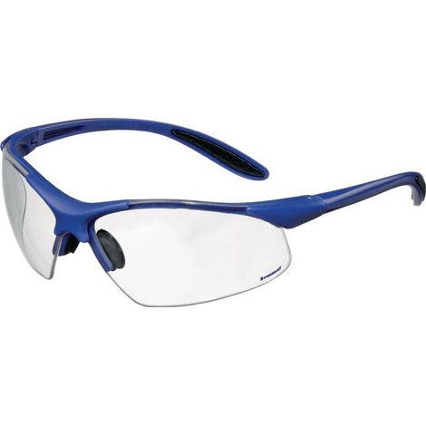 Lunettes de protection DAYLIGHT PREMIUM EN 166 branches bleu foncé, verres transparents polycarbonate PROMAT (1/2)