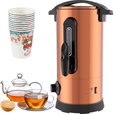 Jiubiaz distributeur de boissons chaudes 8 L – thermostat réglable, indicateur de niveau, protection contre la surchauffe (1/5)