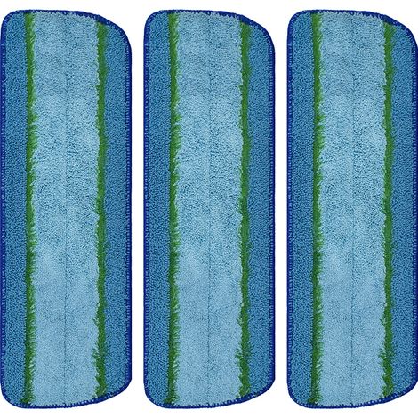 Compatible avec la lingette de rechange en microfibre auto-agrippante Libman Freedom pour balai plat, idéale pour les personnes qui aiment la paresse. (1/5)