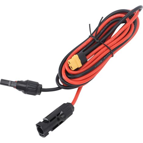 Câble solaire adaptateur XT60 pour générateur portable, station électrique et régulateur de panneau photovoltaïque (1/5)