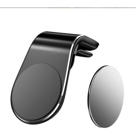 Support téléphone voiture grille aération magnétique 360°, fixation universelle (1/5)