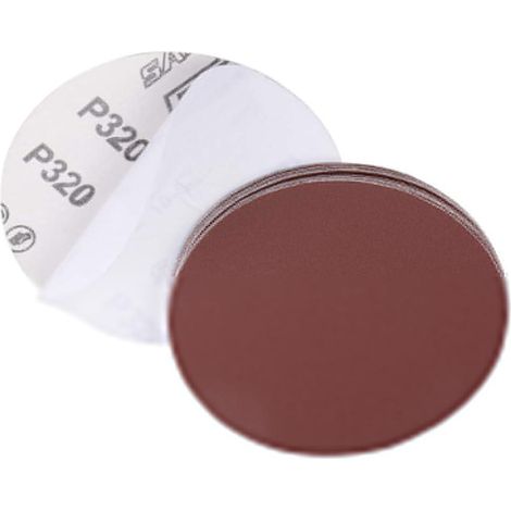 Disque de ponçage PSA de Feuilles abrasives à dos adhésif de à en oxyde d'aluminium Grain 5 pouces 15 pièces 320 Aluminium Verre Papier (1/5)