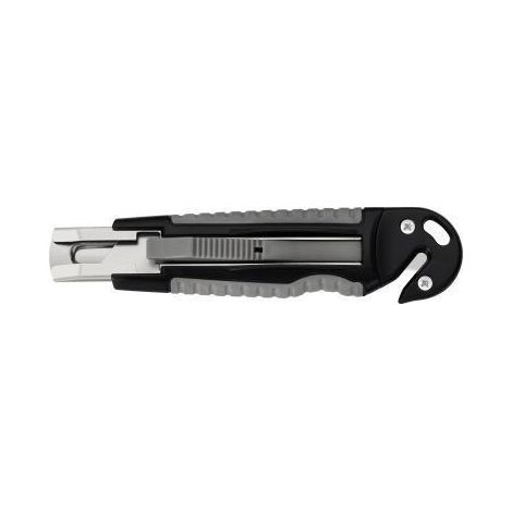 WESTCOTT E-84022 00 CUTTER PROFESSIONNEL AVEC POIGNÉE EN PLASTIQUE, LARGEUR 18 MM (GRIS/NOIR)