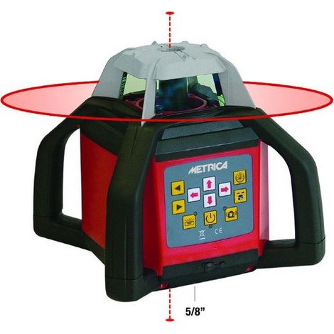 METRICA - Niveau laser rotatif automatique avec faisceau tournant visible - INCLIGRAD HV4 (1/5)