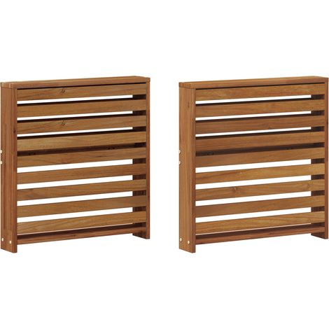Armrests 2 pcs Brown 58.5 x 10 x 61 cm Solid Acacia Wood vidaXL (1/5)