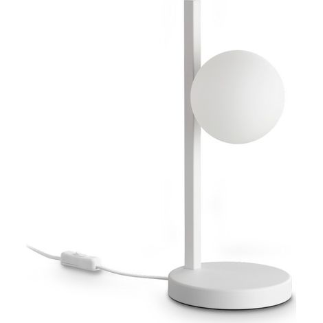 Ideal Lux BINOMIO Lampe de table globe blanche 1x G9