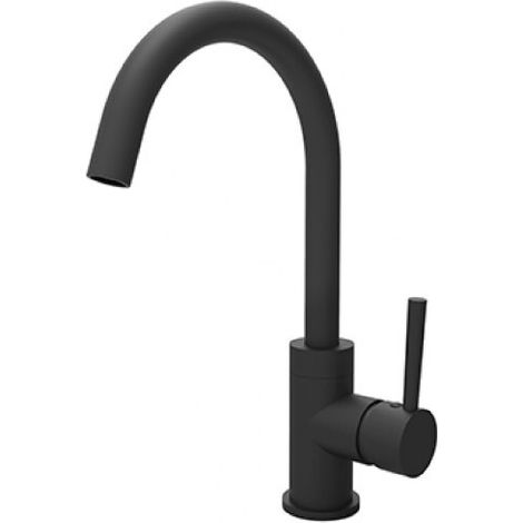 Robinet de lavabo haut noir Illusion I Besco (1/2)