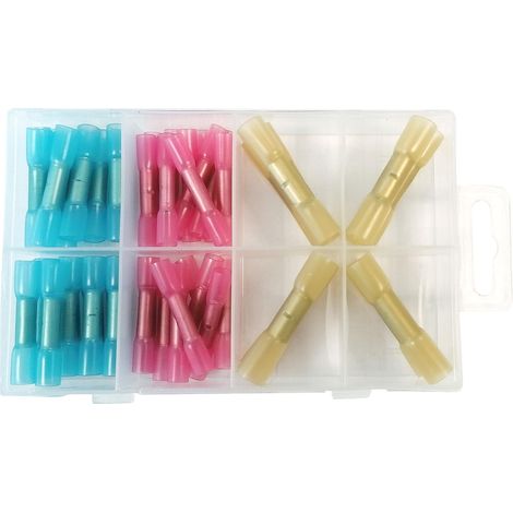 Prolongateurs thermoretractables rouges jaunes bleus - coffret 52 pcs