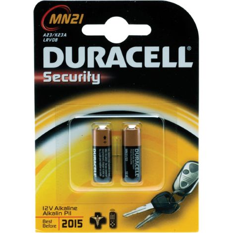 Duracell – Piles alcalines 12V MN21 – Lot de 2 – Technologie alcaline – Pour appareils photo, télécommandes et jouets