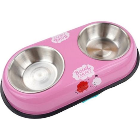 La nouvelle gamelle double pour chien (1 pièce)