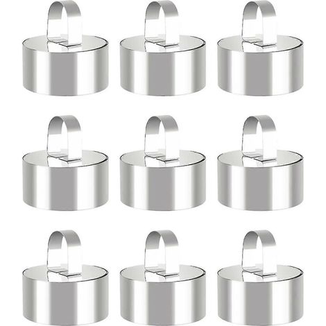 9 moules à gâteaux ronds compatibles avec les gâteaux mousse et desserts - (1/5)