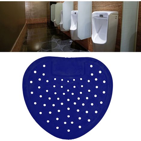 Écran urinoir désodorisant anti-éclaboussures, grand format, parfumé bleu pour toilettes et salles de bains