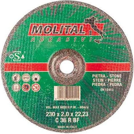 DISQUE DE COUPE POUR MARBRE FIN MOLITAL Ø 230x2,0 mm