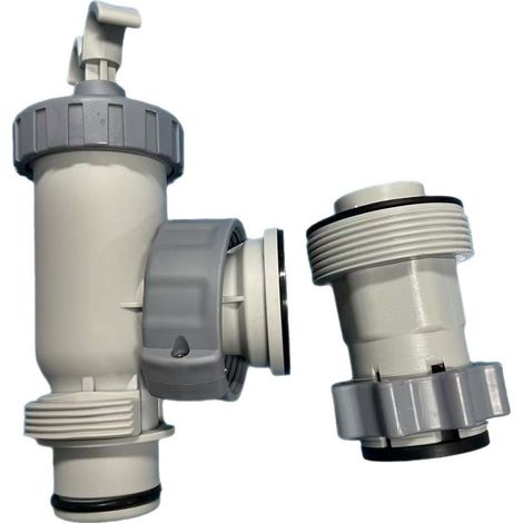 Kit de vanne à piston 10747 avec adaptateur 10722 – Remplacement complet pour système de filtration – Lot de 2 ensembles