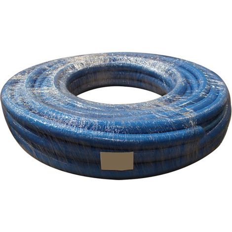 10m tube PER prégainé isolé bleu Ø16 - 9 mm isolant - Barbi Blansol