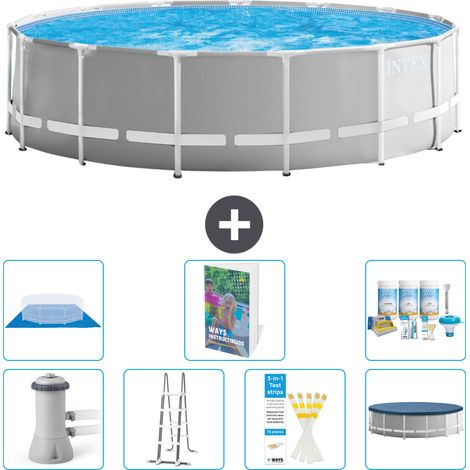 Intex Piscine Prism Frame Ronde - 457x122 cm - 8-pièces S599