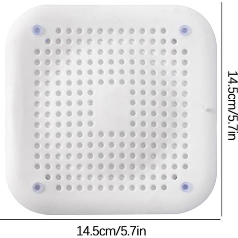 Filtre À Cheveux - Filtre Pour Evacuation Ronde - Pour Salle De Bain Cuisine Lavabo Douche Bidet - En TPR - 1 Pièce (1/2)