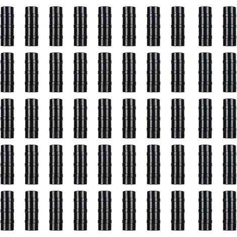 50 pinces pour film de serre, kit de fixation de 25 mm pour film plastique, moustiquaire et filet d'ombrage de serre. (1/4)