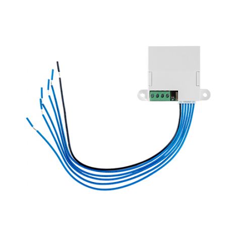 Universelles Mikromodul für die Hausautomation, 5 IN/OUT-Anschlüsse mit vorverdrahtetem Stecker. (Prime-Version 4.00 und höher).